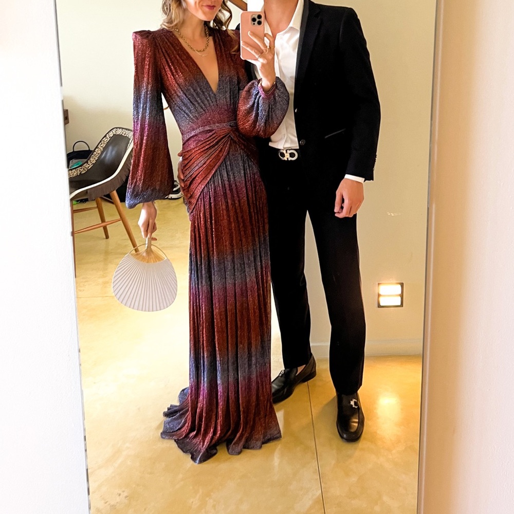 Pat Bo Ombré Lurex dress / gown